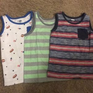 Toddler boys tank top bundle - old navy size 4T